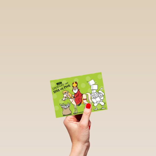 sinterklaas kaarten Groetjes van sint en piet