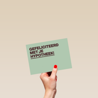 nieuwe woning kaart andc gefeliciteerd met je hypotheek