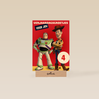 Toy Story verjaardagsgroetjes Buzz en Woody