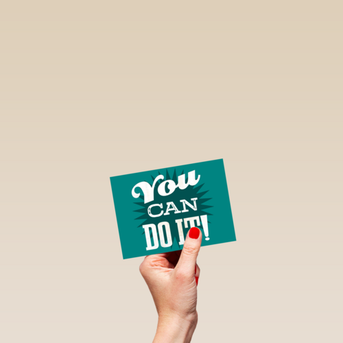 you can do it groen