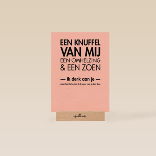 een knuffel van mij