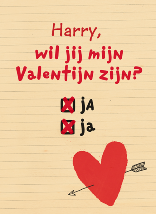 Houten Kaart Liefde Valentijn | Houten Kaart Hallmark | Liefde Valentijn | Wil Jij Mijn Valentijn Zijn Naam