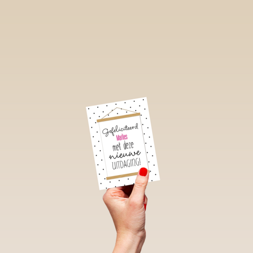 gefeliciteerd banner