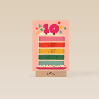 Hiep Hiep Hoera 10 jaar meisje
