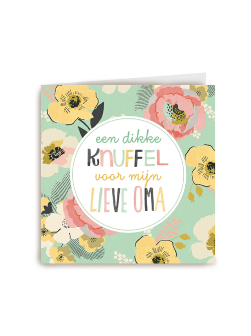 Kaart Hallmark | Moederdag | Moederdag Hip Een Dikke Knuffel Voor Mijn Lieve Oma
