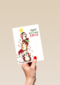 kerstkaart jippie het is weer kerst