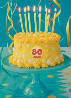 verjaardag leeftijd plus taart cake