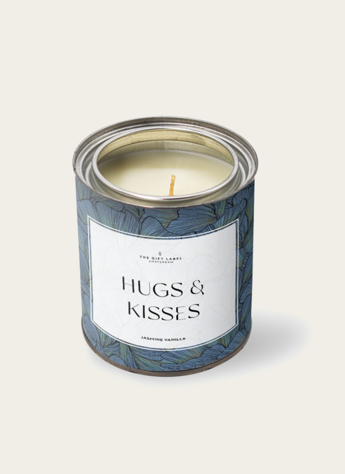 The Gift Label Geurkaars Hugs Kisses | The Gift Label Cadeau Woonaccessoires |