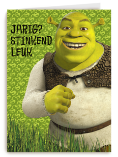 Shrek Jarig Stinkend Leuk