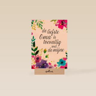 De liefste oma is toevallig wel de mijne