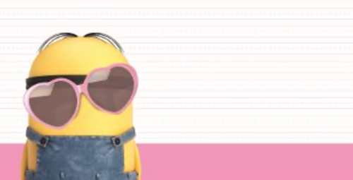 jij bent de allerliefste jarige minion kaart
