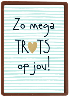 geslaagd kaart zo mega trots op jou