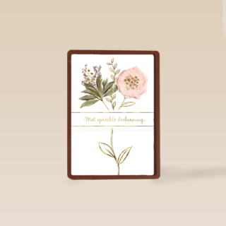 Condoleance oprechte deelneming bloem