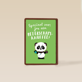 beterschapsknuffel van een panda