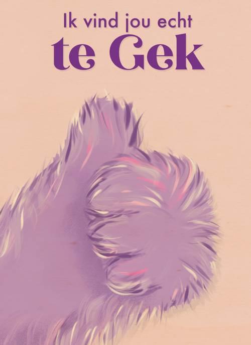 Tek gek Fluffy Hand
