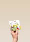 Kaart flowers by Marjolein Bastin vogel bloemen vlinders