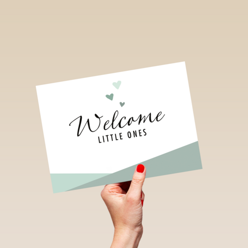 geboorte meerling welcome little ones groen