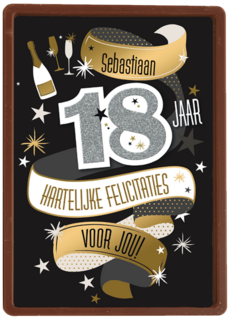 18 jaar jarig leeftijd achttien