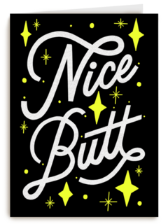Valentijnskaart grappig Nice butt