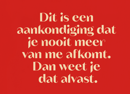andC aankondiging