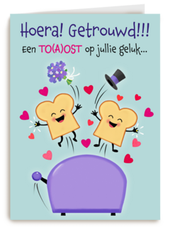 Toast op jullie huwelijk