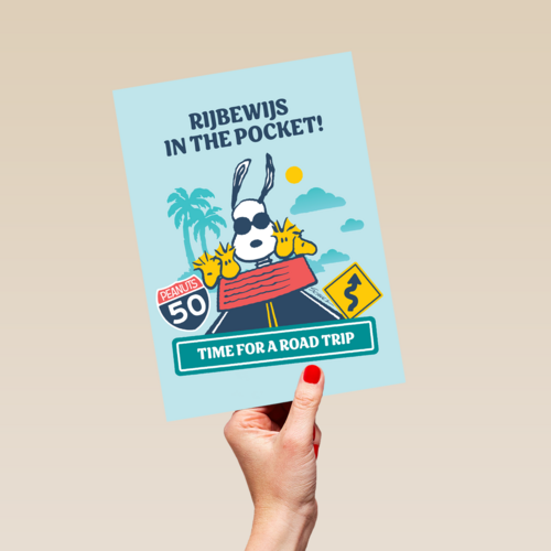 Rijbewijs in de pocket Peanuts