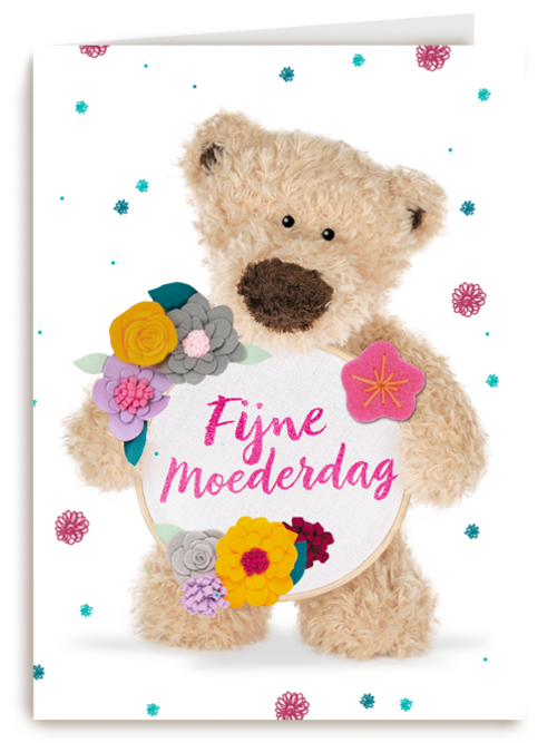moederdag kaart beer fijne moederdag