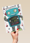hoera gefeliciteerd robot