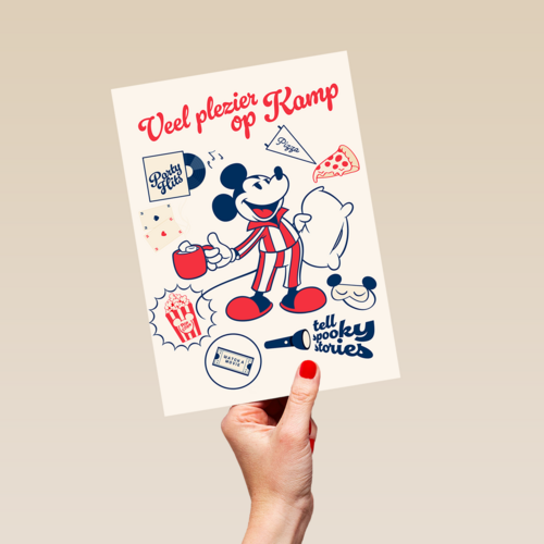 Mickey Veel Plezier op kamp