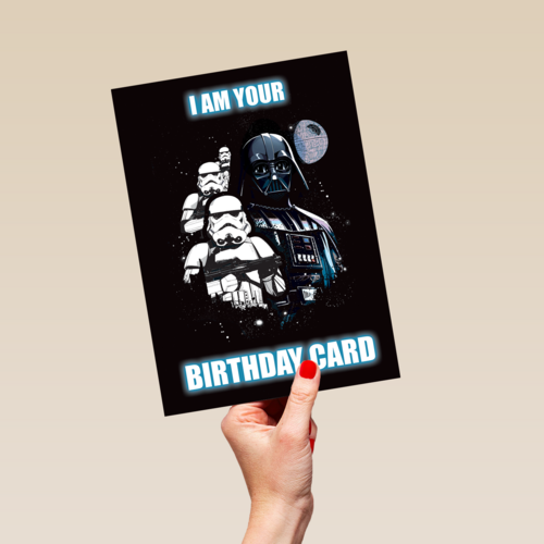 Star Wars Darth Vader I am your birthday card