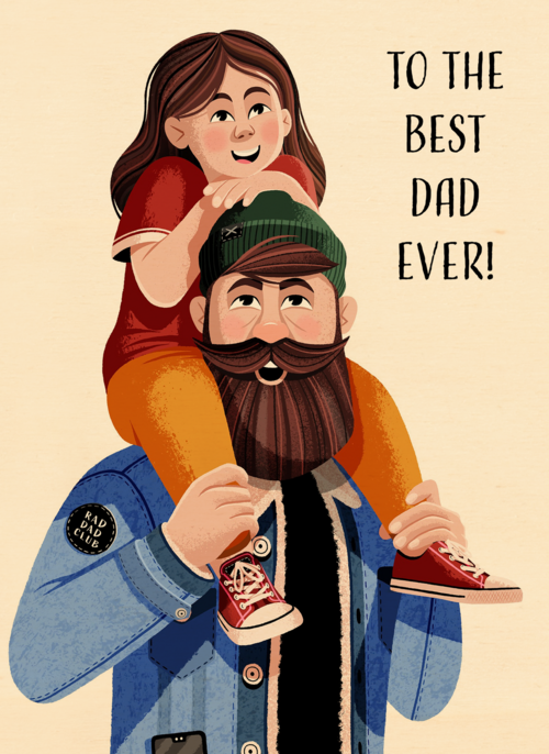 Houten Kaart Vaderdag | Hallmark | Houten Kaart Hallmark | Vaderdag | Vaderdagkaart Folio To The Best Dad Ever