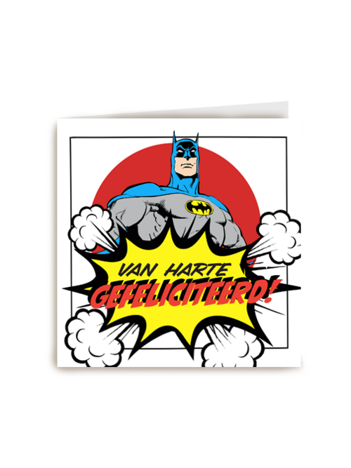 Batman verjaardagskaart van harte