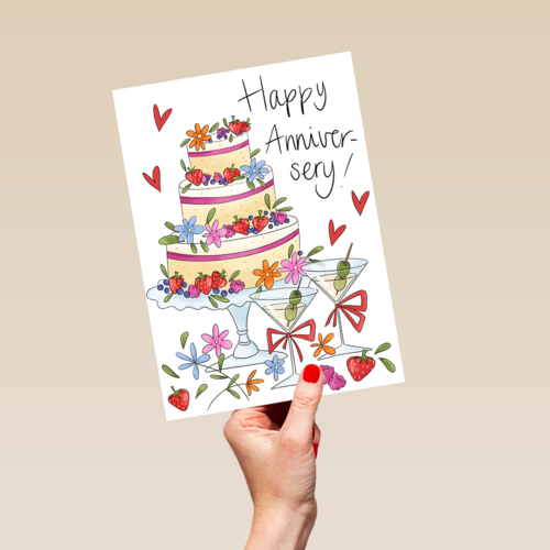 Matia Happy Anniversary taart