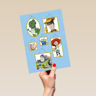 Rijksmuseum X ToyStory kaart met lijstjes