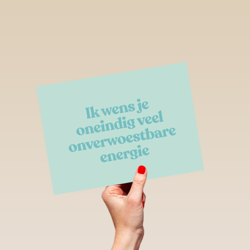 beterschap kaart andc onverwoestbare energie