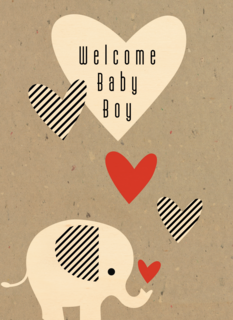 elephant welcome baby boy