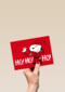 Kerstkaart Snoopy hohoho