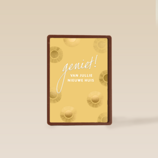 verhuisd kaart geniet van jullie nieuwe huis