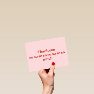 bedankt kaart engels thank you so so so so so so so so much