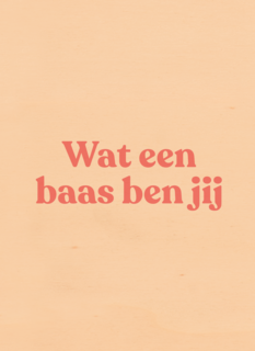goed gedaan kaart andc wat een baas ben jij