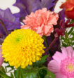 Boeket Bloemen Autumn Purple Met Vaas