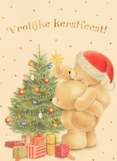 Klassieke kerstkaart