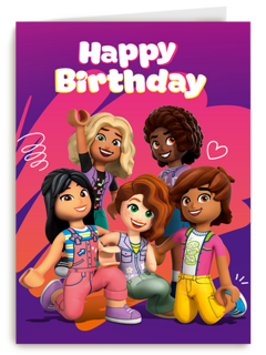 Lego Friends Happy Birthday