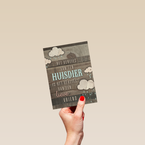 condoleance huisdier het verlies van een vriend
