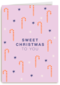 sweet christmas to you with candy canes