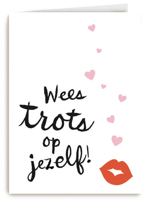 Kaart Hallmark | Nieuwe Zaak Nieuwe Baan | Trots Met Zoen Powervrouw