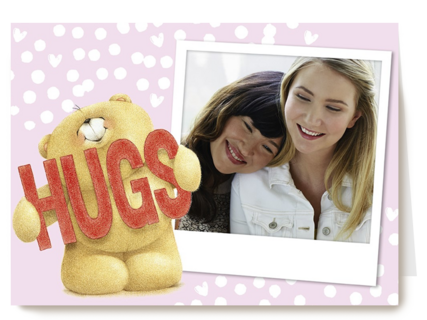 forever friends fotokaart hugs