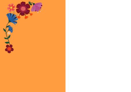 Bedankt kaart een grote bos bedankjes