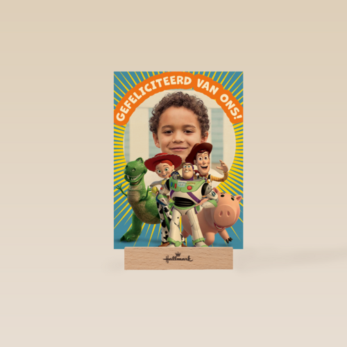 Toy Story felicitatie fotokaart