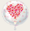 Ballon Turnowsky Bloemen Hartjes Rood